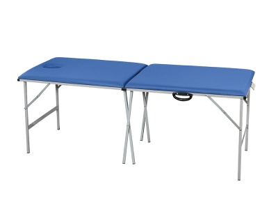 Складной металлический массажный стол 195х77 см